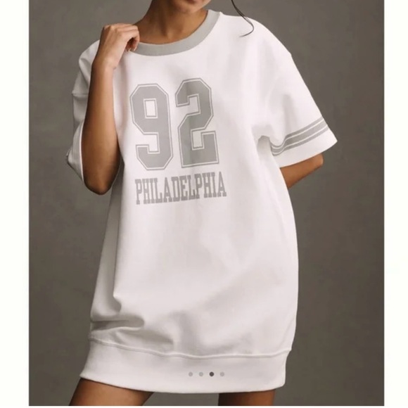 Daily Practice Tops - Daily practice by anthropology Women's Philadelphia 92 White and Gray Jersey Top